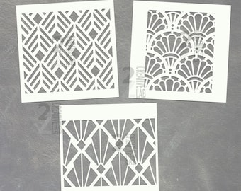 Art Deco Stencil SVG | 1920s Geometric Patterns (Digital Download)