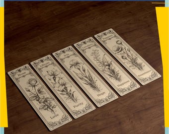 Norse Mythology Bookmark SVG Bundle | Laser Cut Bookmark Files | Odin Thor Freya Loki Valkyrie