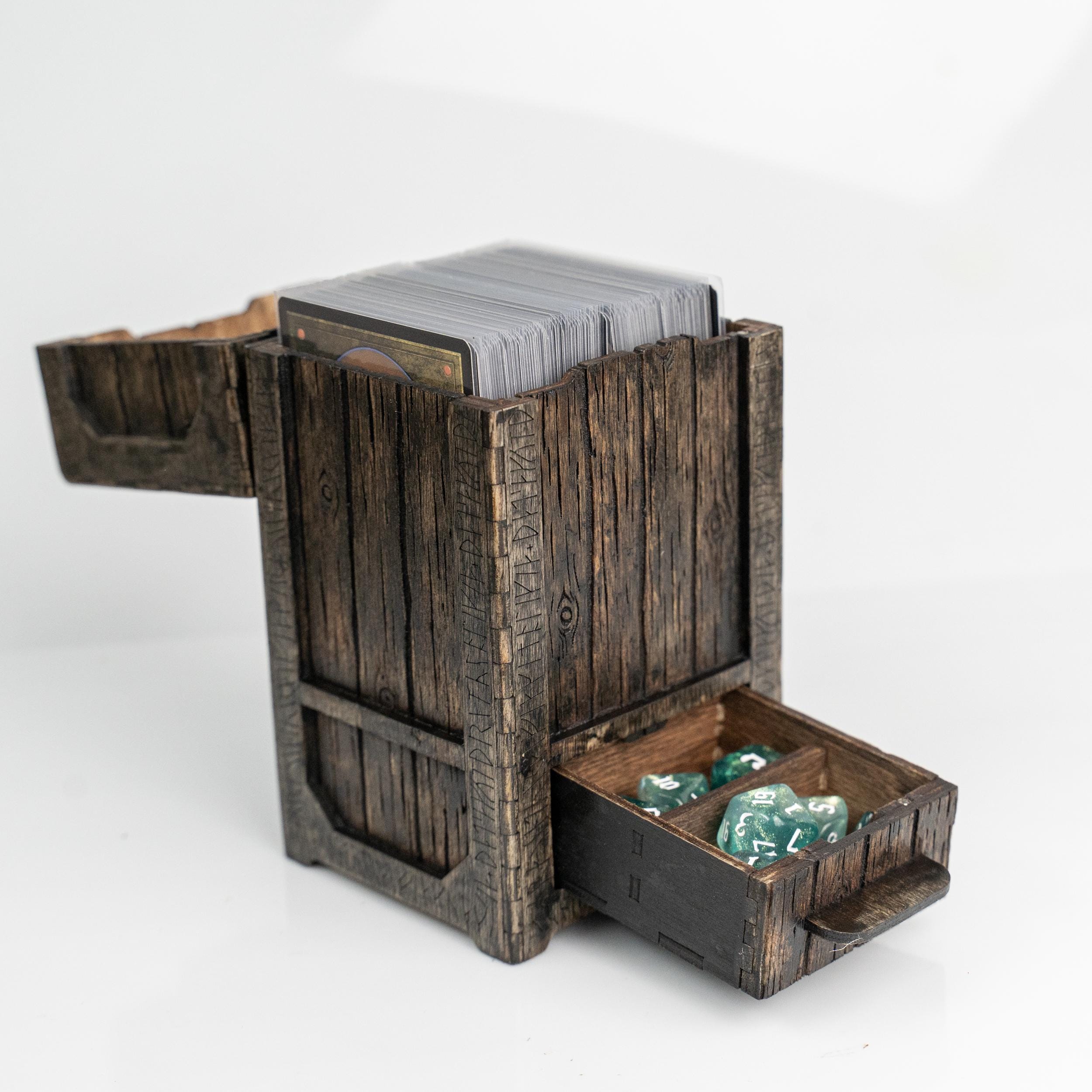 Wood Tcg Box - Etsy