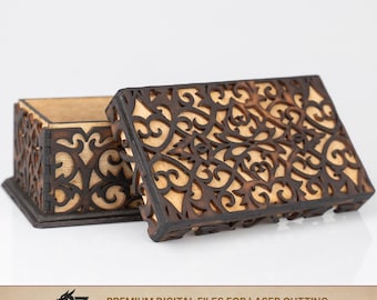 Gothic Fantasy Box SVG | Laser Cut Pattern for RPG Accessories or Trinkets