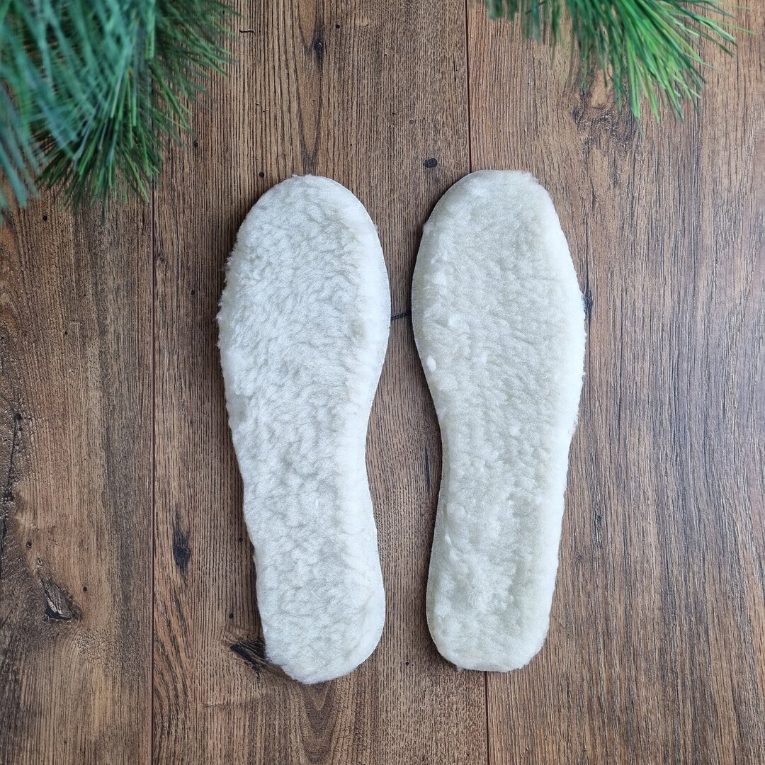 Insoles for Shoes Lamb Wool Insoles With Sheepskin Fur Lambswool Inner