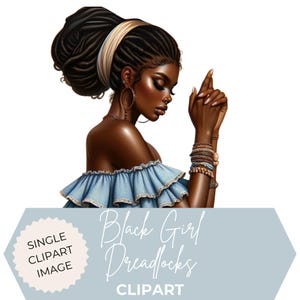 Black Woman Dreadlocks, Black Girl With Locs, Dreadlocks Girl Clipart, Black Girl Clipart, Afro Loc Png, Dreadlocks Women, Glam Clipart