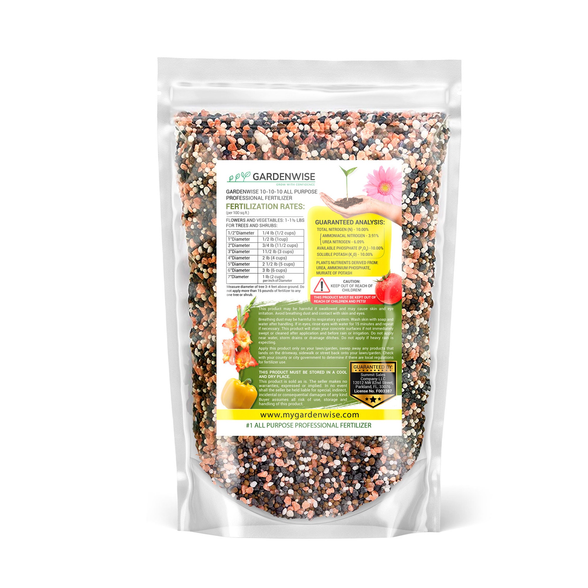 Gardenwise 10-10-10 All-purpose Professional Fertilizer Plant Food