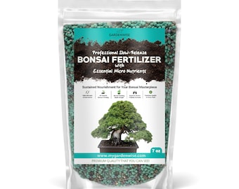 Slow-Release Bonsai Fertilizer: Professional Grade, Micro Nutrients