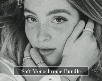 Soft Monochrome Lightroom Desktop Preset Bundle