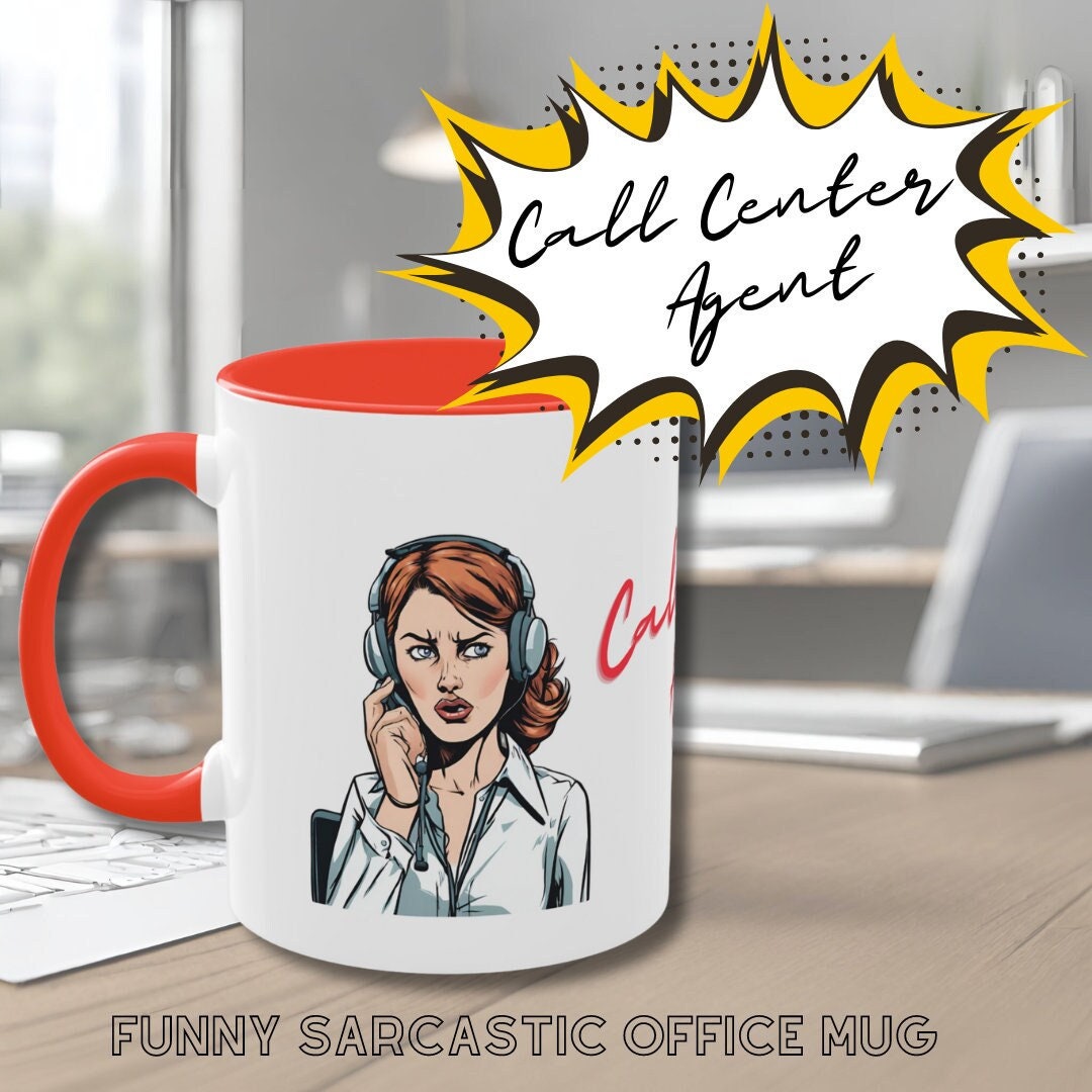 Office Coffee Mug for Call Center Agent, Customer Service, Support | Funny  Mug | Gift for Colleagues, Office Party, Company Celebration - Etsy