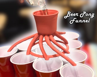 Bier Pong Trichter für 10 Becher ( Beer Pong Funnel)