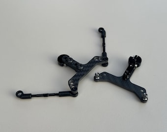 Adjustable Carbon Fiber DSS for Sakura D5, Direct Steering System