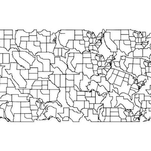 State Map Svg Png: Bold Black-And-White Cut File For Banners