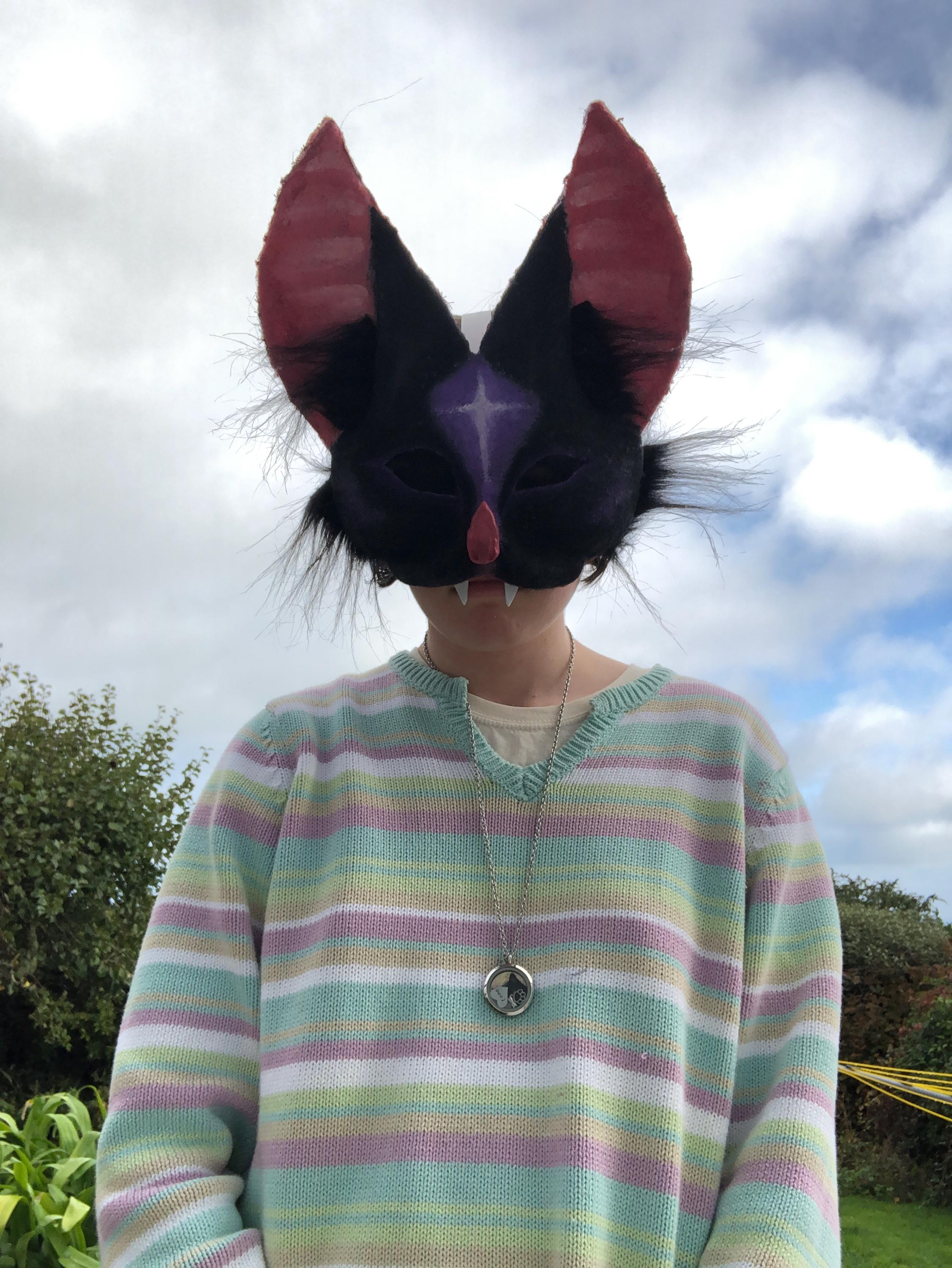 Bandeau Chauve-souris Gothique Halloween Avec Oreilles En Peluche - Cosplay, Déguisement, Fête Fantaisie