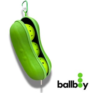 Pickleball Ballhalter Geschenk – Ballboy ™ Clip-On Bag oder Zaunzubehör – Für 3 Bälle Bild 4