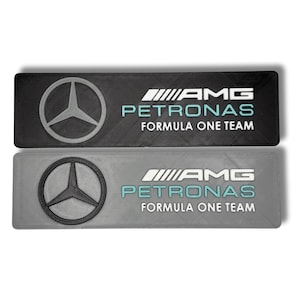 3DプリントF1チームプレート - メルセデスモータースポーツファンデコレーション