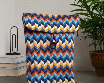 Book Sleeve, Padded Book Protector for Bag, Travel Book Cover, Book Pouch for Paperback, Gift for Readers
