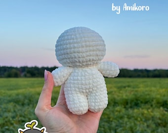 Mini Amigurumi Base - Crochet Pattern. Basic doll body