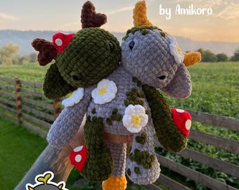 Two-headed Forest Monster - Crochet Pattern.