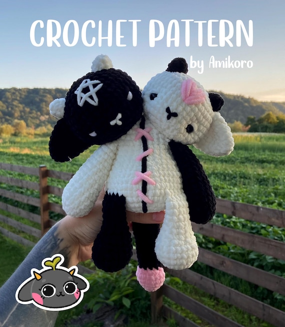 Two-headed Baphomet - Crochet Pattern