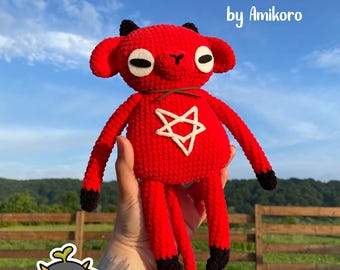 Demon - Crochet Pattern. Baphomet, Devil, Lucifer