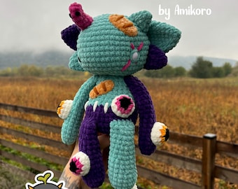 Zombie Monster - Crochet Pattern. Frankenstein