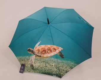 Eco-friendly umbrella, Sustainable umbrella, environmentally friendly umbrella, rain umbrella, eco-conscious umbrella, ocean plastic