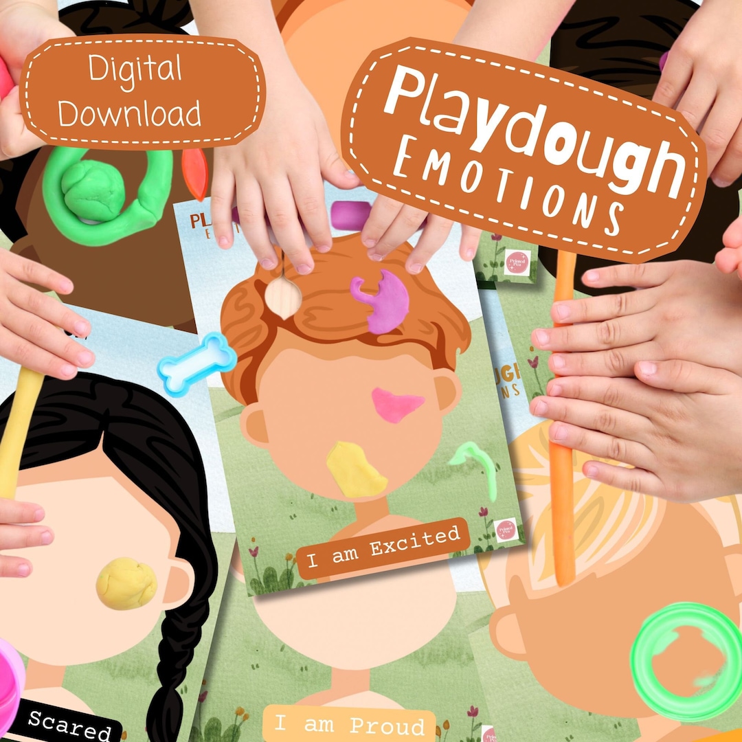 Playdough Emotions Mats | Social Emotional Learning (digital Download ...
