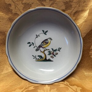 English Spode Queen's Bird Cereal Bowls Set of