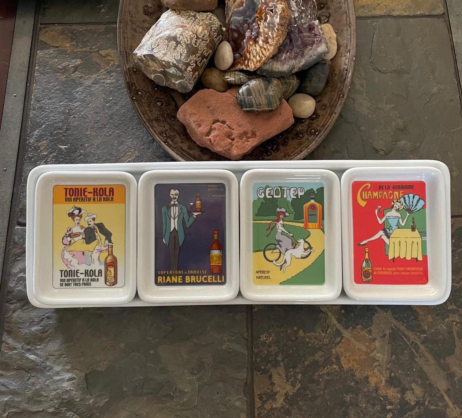 I. Godinger & Co. Creations Drink Advertisement Trays - Etsy
