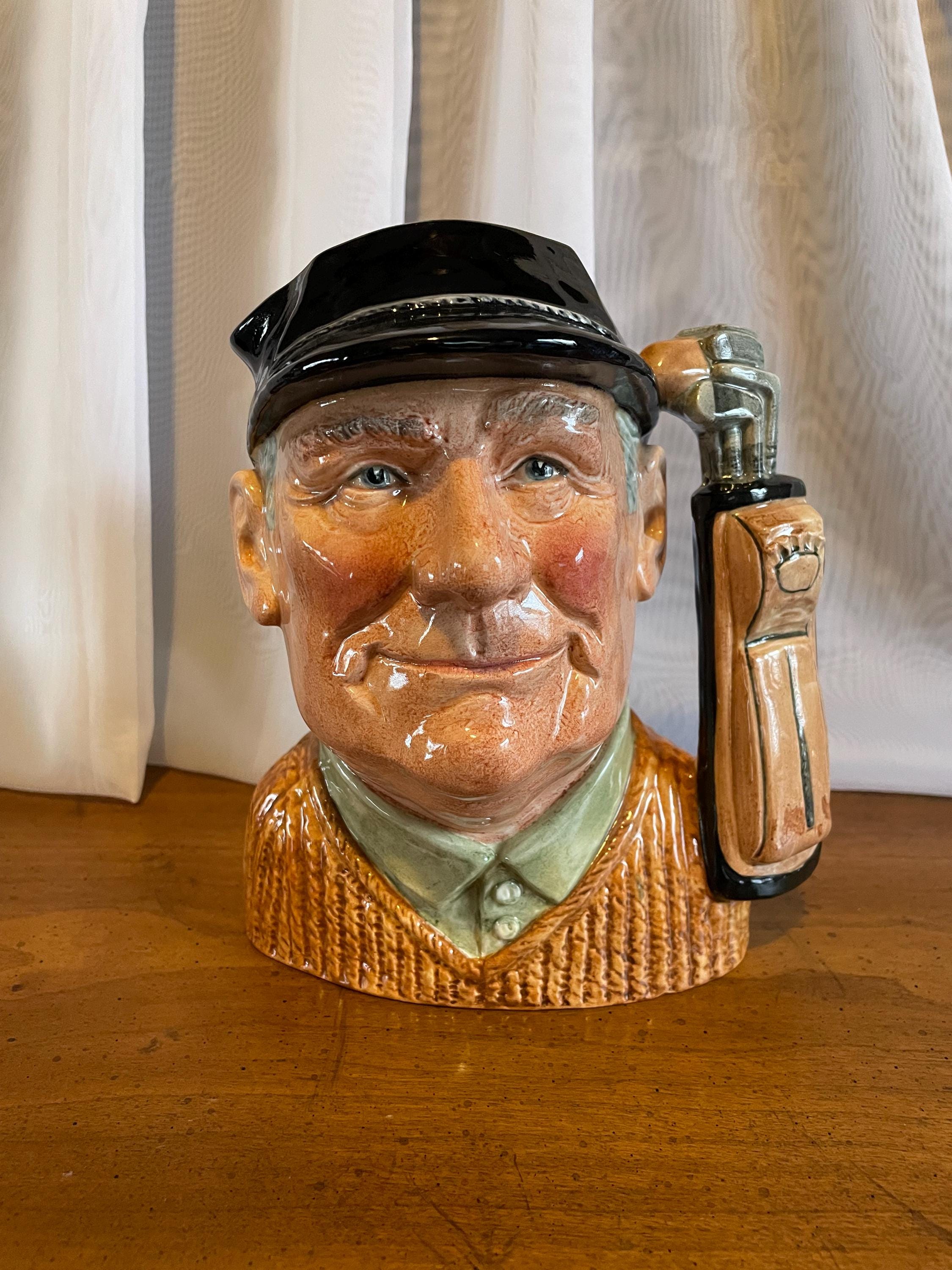  （ロイヤルドルトン） ゴルファー トビージャグ English Character Toby Jug 'golfer' by Royal Doulton - Etsy