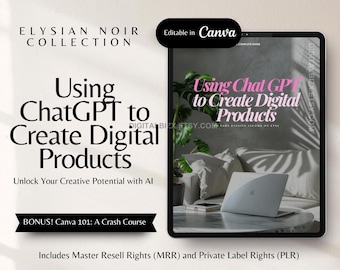 using chatgpt to create digital product ebook with master resell right and private label rights mrr plr chat gpt how to sell digital product
