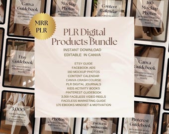 The Ultimate Ebook MRR PLR Digital Product Bundle Faceless Digital Marketing Guide With Master Resell Rights Digital Product Ideas UBC