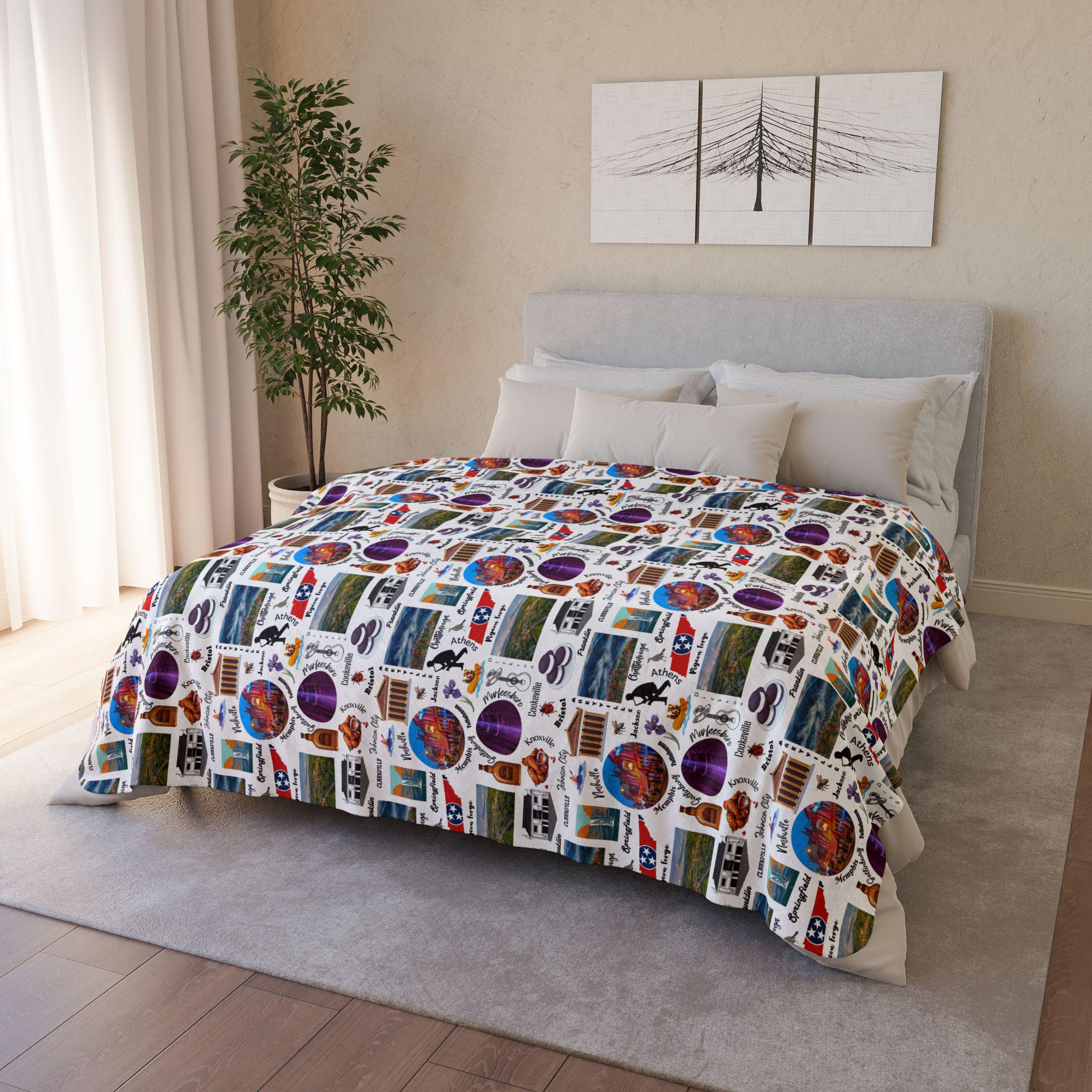 Tennessee Throw Blanket, Souvenir New Home Housewarming Hostess