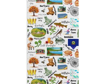 Vermont Lover Hand Towel, Green Mountain Kitchen Bathroom Home Decor, Mother Day Birthday Gift, New Home Housewarming Hostess Tea Towel