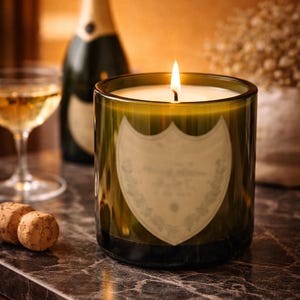 Dom Perignon Candle - Etsy