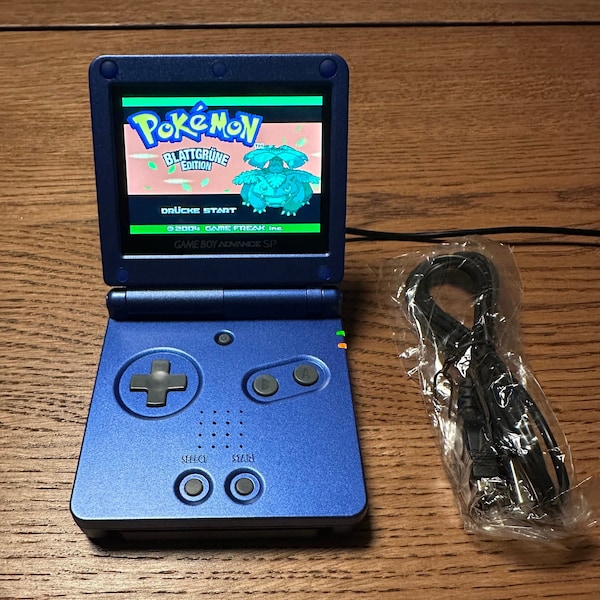 Game Boy Advance SP mit IPS V5 Display (deckende Gehäusefarben)