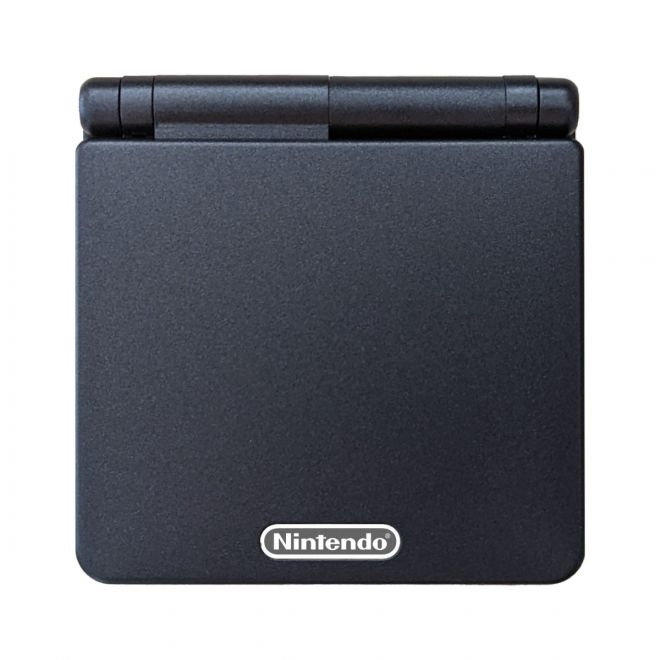V5 Stunning All Black Game Boy Advance SP | Backlit Backlight IPS Handheld Console