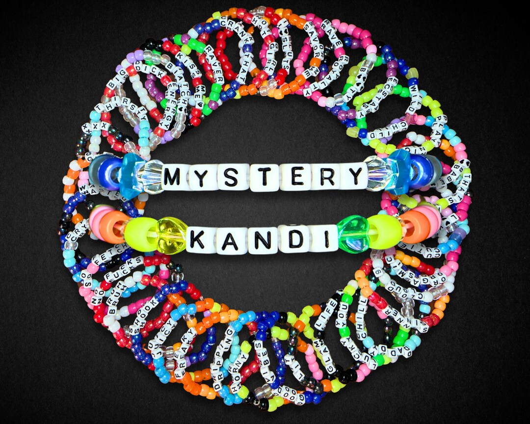 Kandi Amazon Mystery Kandi Bracelets 1-100 Rave, Festival, EDM, Concert Gear - Etsy