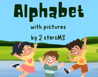 flash cards Alphabet with pictures & gift