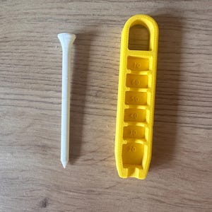 3D Printed Golf Tee Depth Gauge