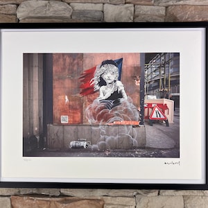 BANKSY : Lithographie Interactive. Édition limitée avec certificat, numérotée à la main sur 150 exemplaires.