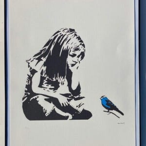 BANKSY : Digigraphie Grande Taille, Certifiée - 50 Exemplaires - Numérotée à la main