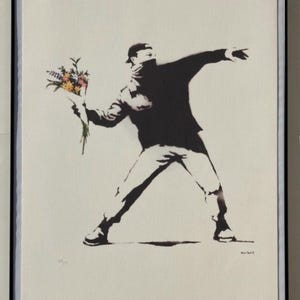 BANKSY: Large Size Digigraphy, Certified - 50 Copies - Hand-Numbered