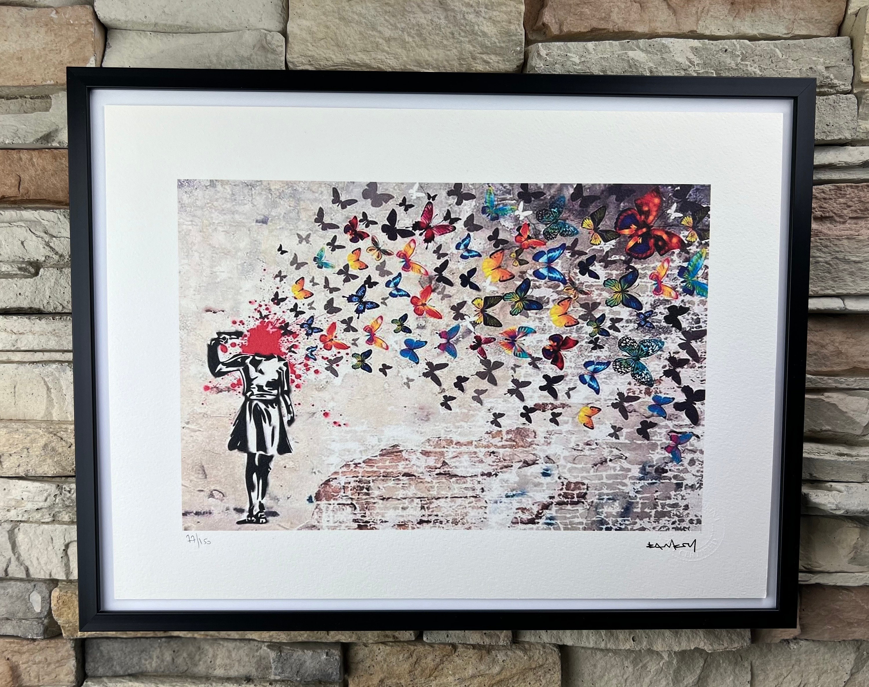 バンクシー Banksy Dismaland(2) エスタンプリトグラフ バンクシー Banksy Dismaland(2) エスタンプリトグラフ