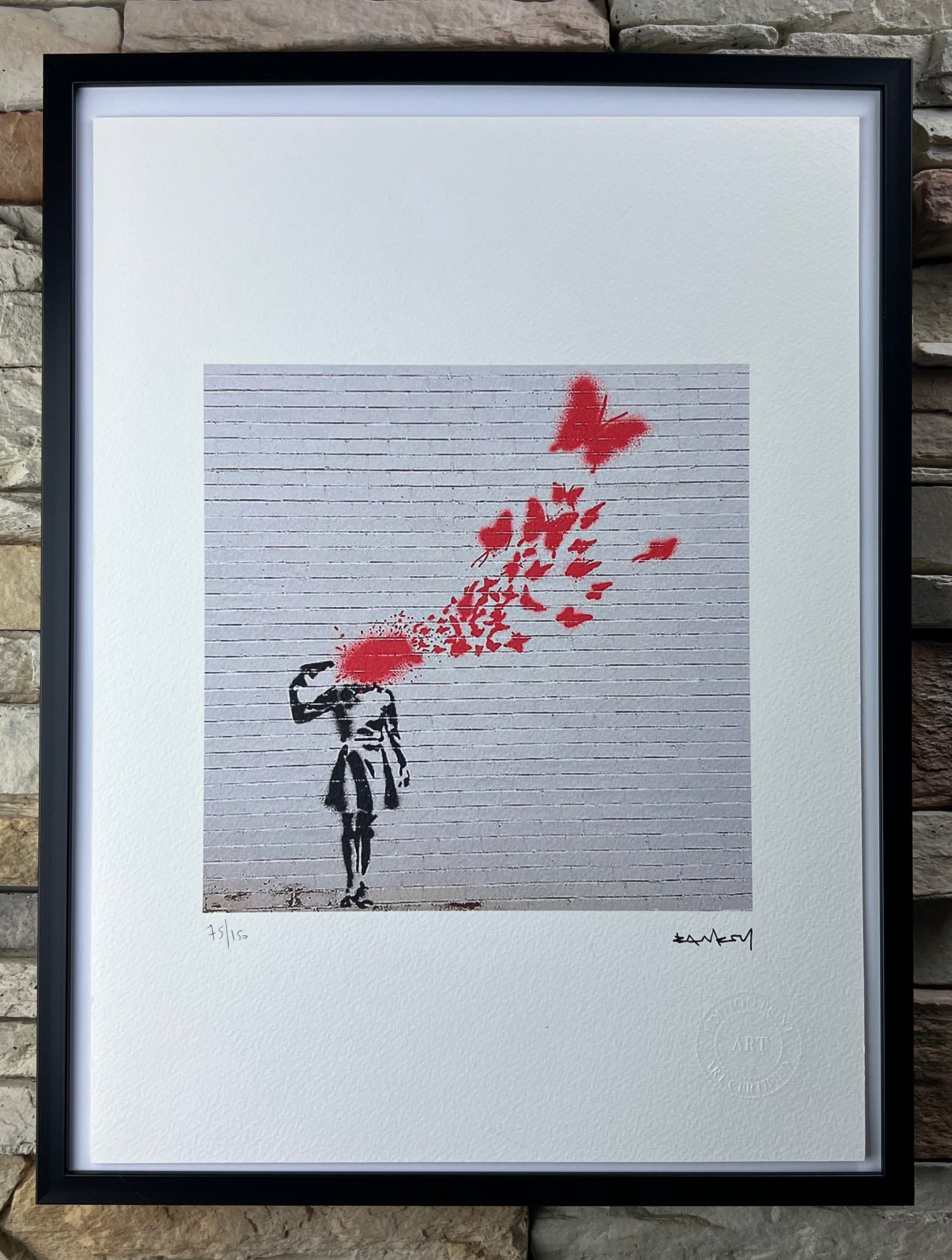 バンクシー Banksy Death エスタンプリトグラフ バンクシー Banksy Death エスタンプリトグラフ 美術品