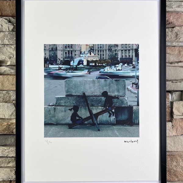 Lithographies / Affiches BANKSY - Reproduction Art Urbain - Style Abstrait - Décoration Murale