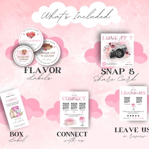 Editable Cake Business Templates Bundle, Home Bakery Business Templates Bundle, Cake Care Cards, Cake Cutting Guide, Cake Care Instruction