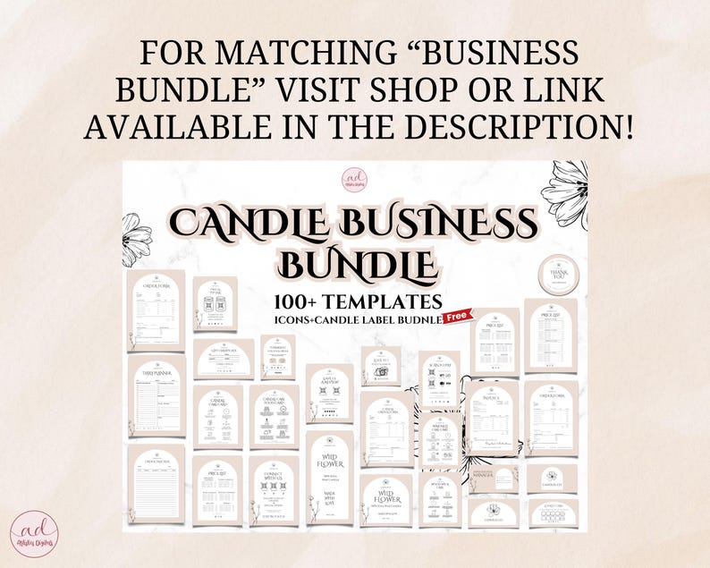 Editable Candle Price List Template, Candle Price List, Small Business ...