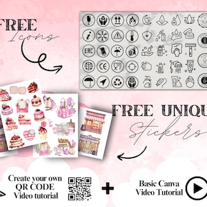 Editable Cake Business Templates Bundle, Home Bakery Business Templates Bundle, Cake Care Cards, Cake Cutting Guide, Cake Care Instruction