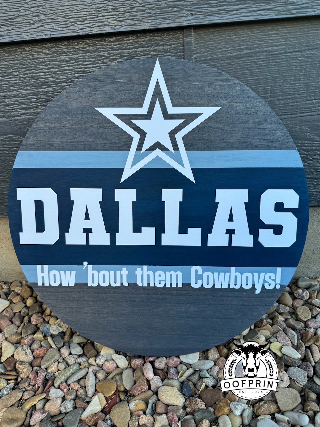 Dallas Cowboys Front Door Decor: Personalized Welcome Sign - Etsy