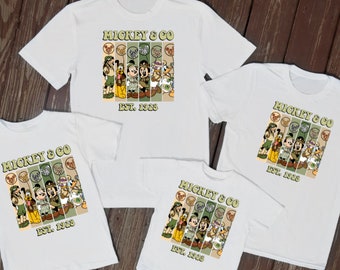 Camisetas familiares a juego Animal safari kingdom tops a juego camisetas familiares camisetas de parque temático niños adultos camisas unisex regalo de árbol