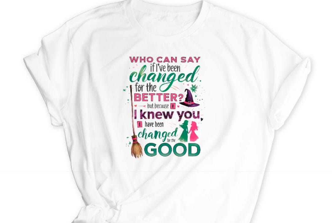 Girls Ladies Wicked T Shirt Quote Slogan Top White Film Movie Gift ...