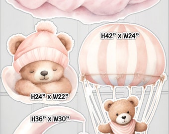 Pink baby Shower Teddy Bear Party Decor Props